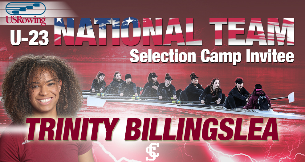 Women's Rower Trinity Billingslea Invited to US National Team U23 Camp
