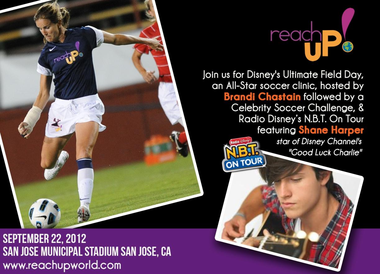 ReachuP! Foundation and Radio Disney AM 1310 Team Up for All-Star Soccer Event Hosted by Women’s Olympic and US National Team Soccer Legend Brandi Chastain Featuring Former Broncos and Head Coach Jerry Smith