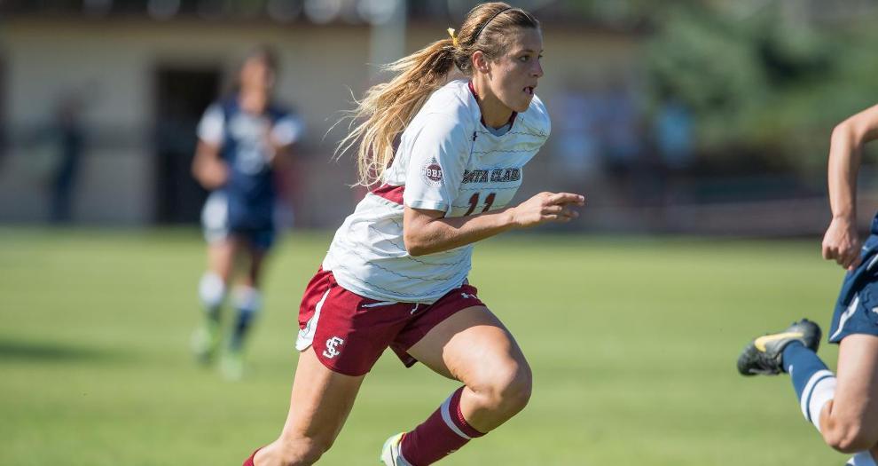 UPDATED: Women's Soccer Remains Perfect in WCC Play with 2-0 Win at Pacific