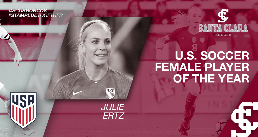 Julie Ertz (Johnston) Named 2017 U.S. Soccer Female Player of the Year