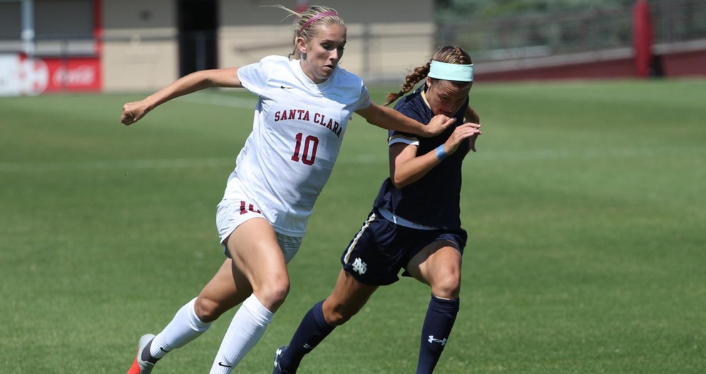 Offense Leads No. 12 Women's Soccer Past Notre Dame Sunday