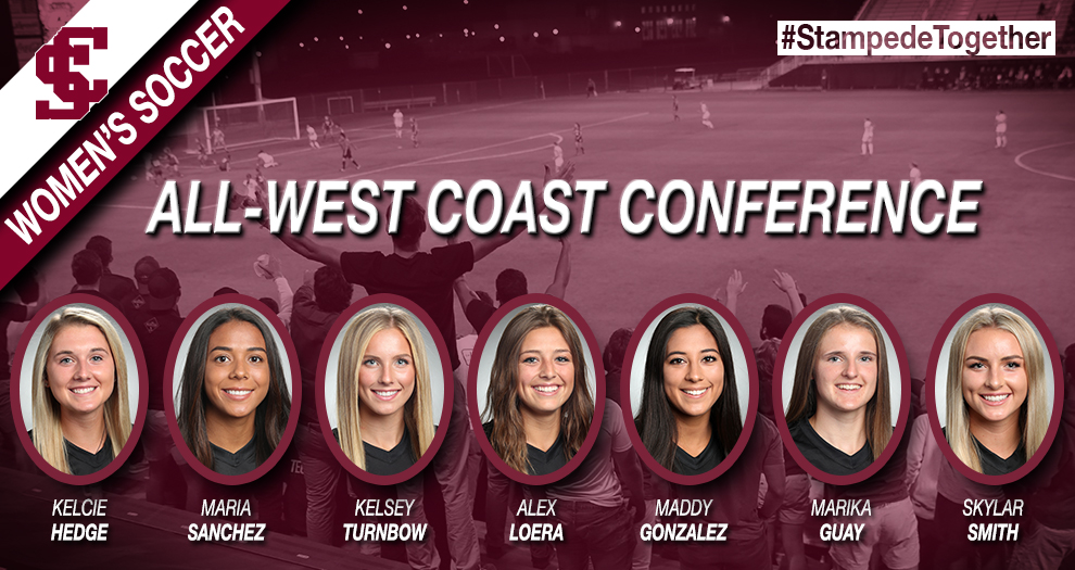 Hedge Named WCC Player of the Year, Six Other Women's Soccer Players Earn All-WCC