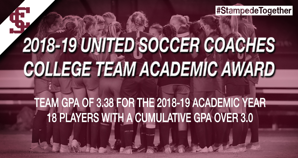 Women's Soccer Receives United Soccer Coaches 2018-19 College Team Academic Award