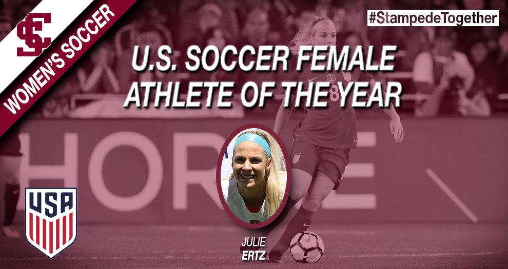 Ertz Named U.S. Soccer Female Player of the Year for Second Time