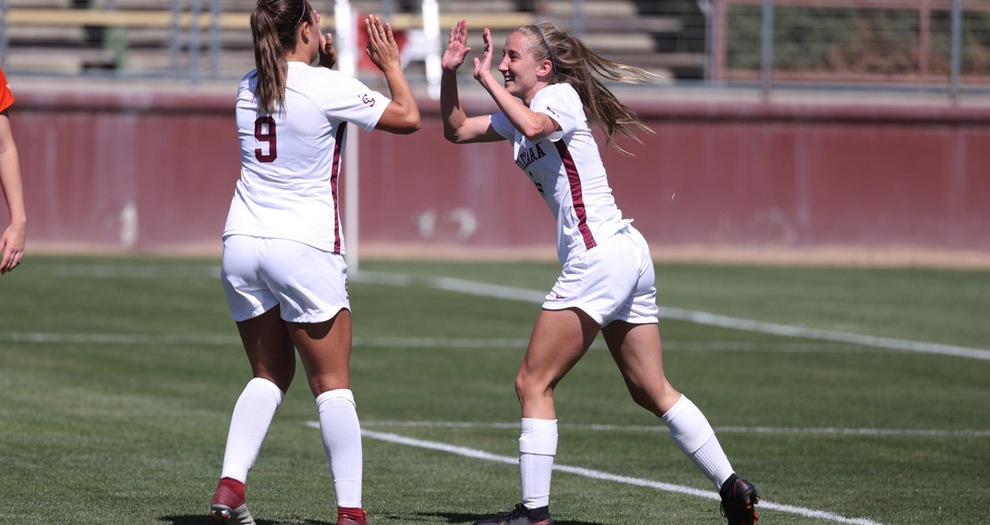 No. 11 Women's Soccer Cruises to 4-0 Win Over Pacific