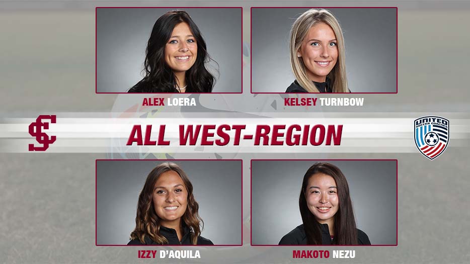 Women's Soccer Has Four Named All-West Region