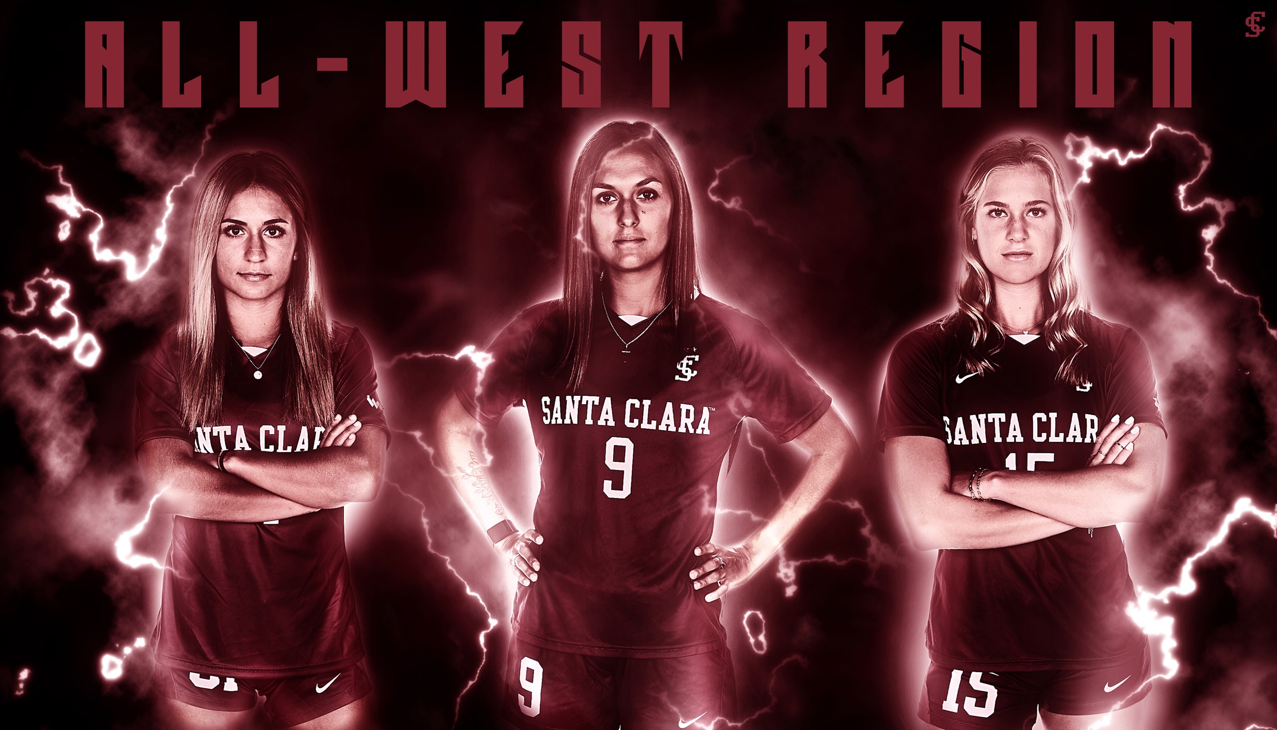 Three Named All-West Region for Women's Soccer