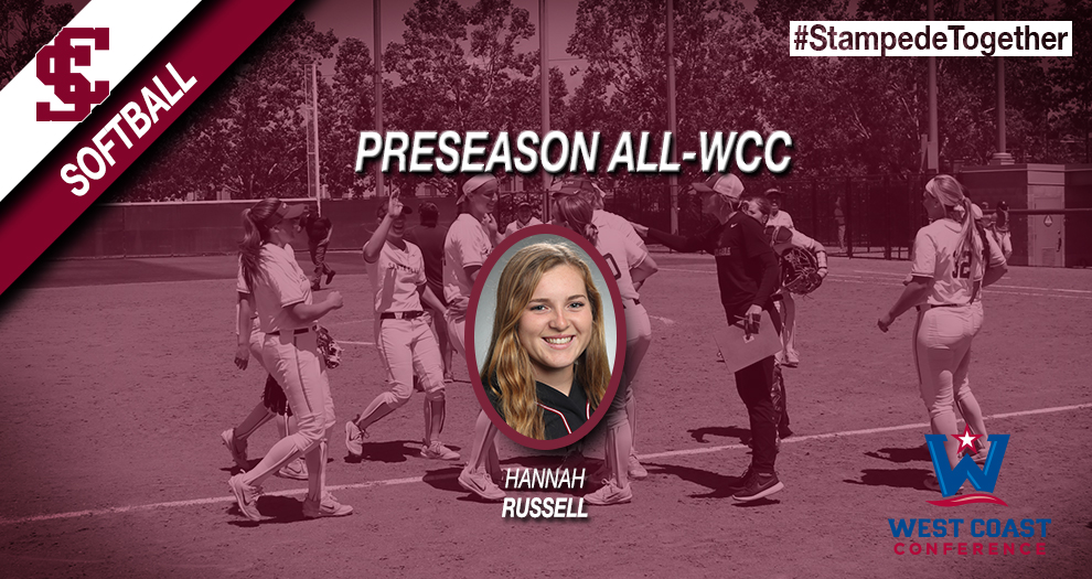 Hannah Russell Named Softball Preseason All-WCC