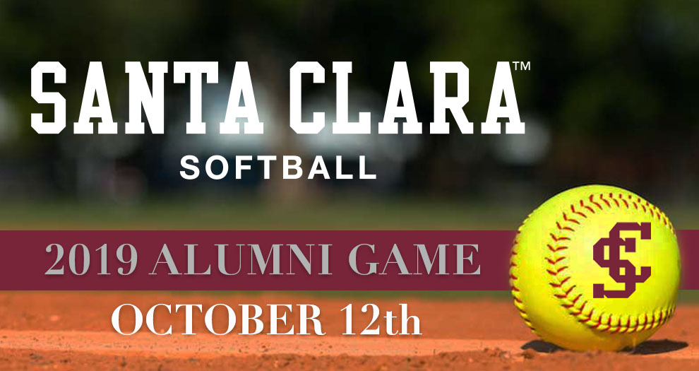 Santa Clara Softball Alumni Game Set for October 12