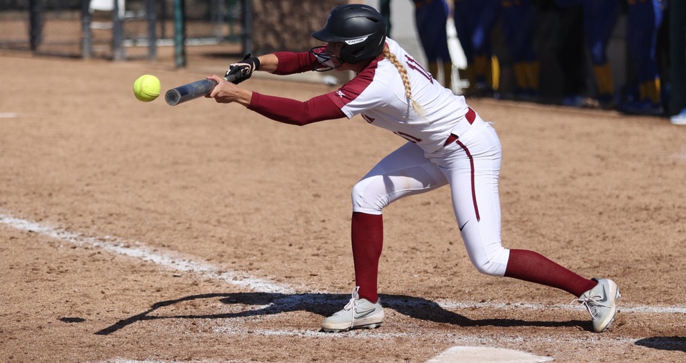 Softball Topped Twice at Fresno State