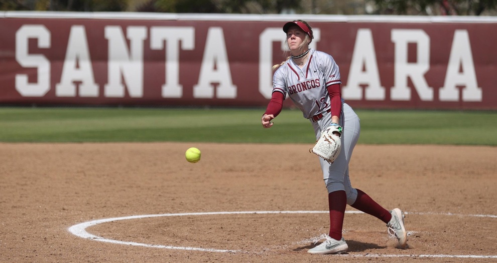 Pitching Leads to Split for Softball at Saint Mary's