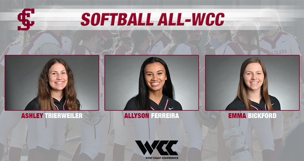 Softball Has Three Named All-West Coast Conference