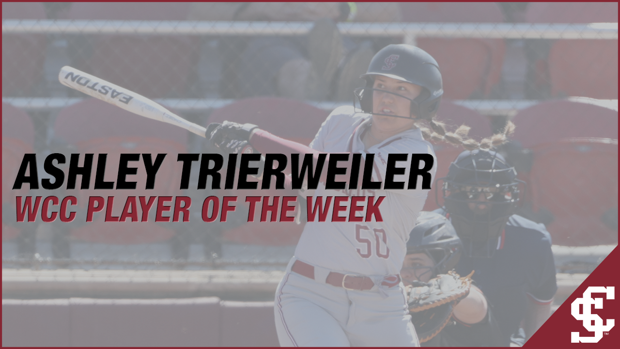 Trierweiler Named WCC Softball Player of the Week