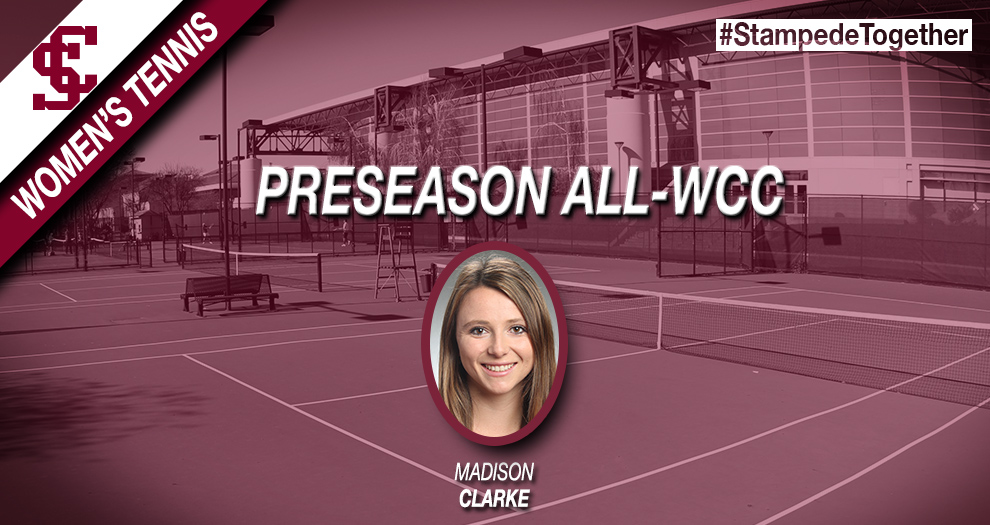 Women’s Tennis’ Clarke Named Preseason All-WCC