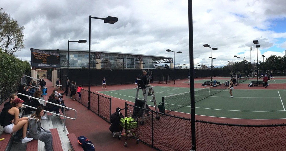 Women’s Tennis Match Against San Jose State Suspended Due to Rain on Saturday
