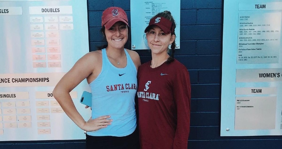Women’s Tennis Doubles Team Wins Consolation Bracket Title at Cal Invitational