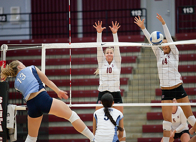 No. 23 San Diego defeats SCU in Volleyball