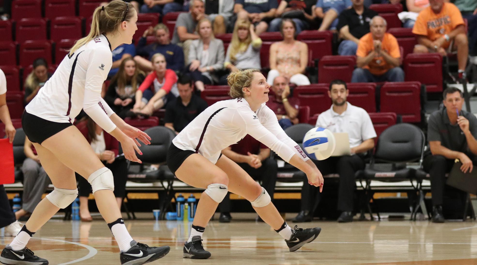 Volleyball Sweeps San Francisco Friday on the Road