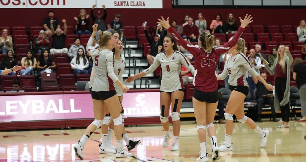 Volleyball Takes Down San Francisco in Four Sets