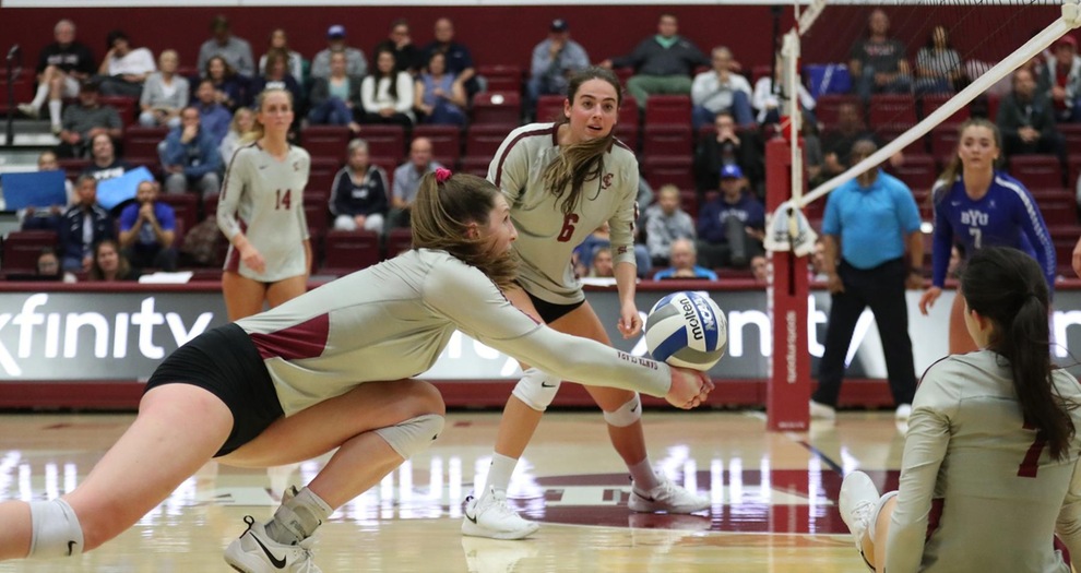 Gritty Effort, But Volleyball Comes Up Short Against 11th-ranked BYU