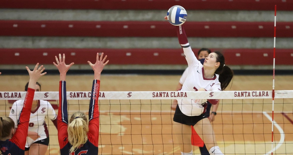 Volleyball Posts 3-1 Home Victory Over Saint Mary’s