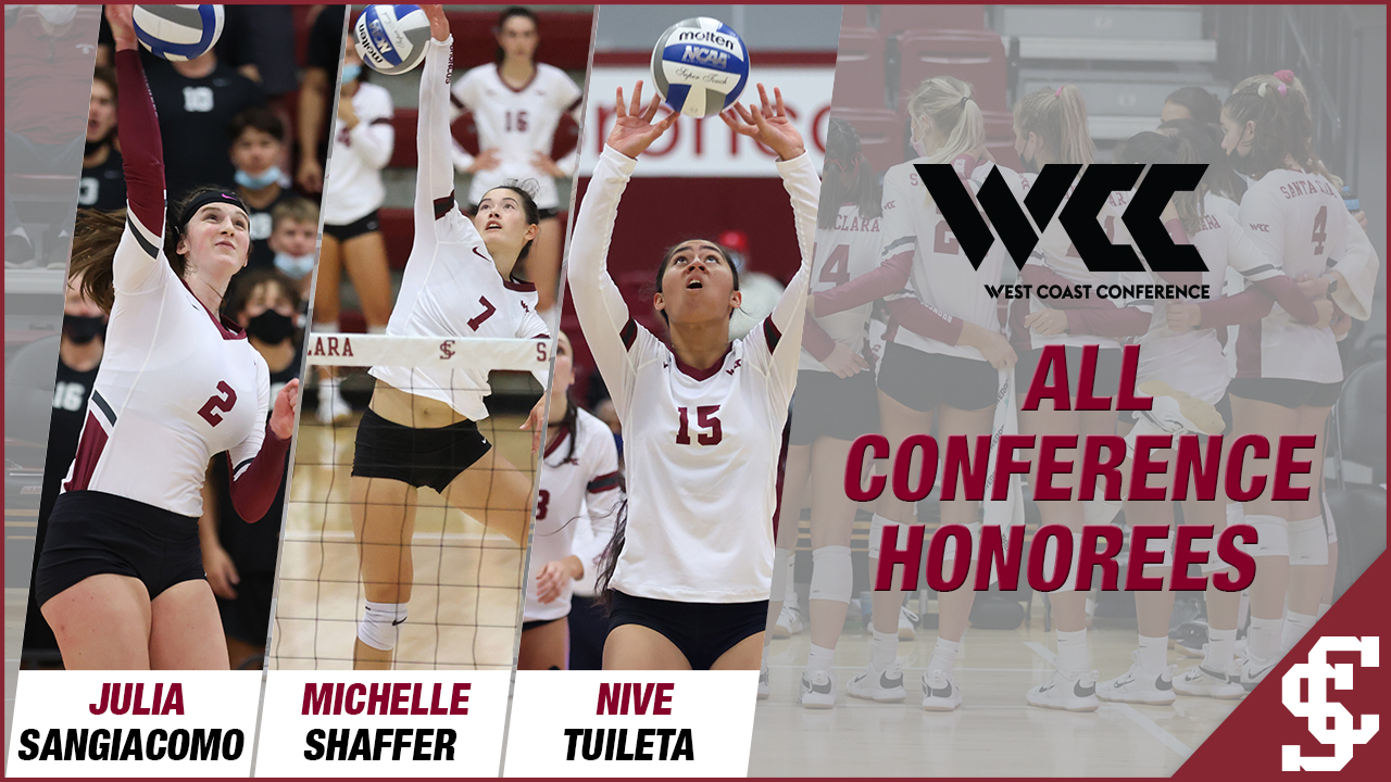 Three Vollleyball Players Earn All-League Honors