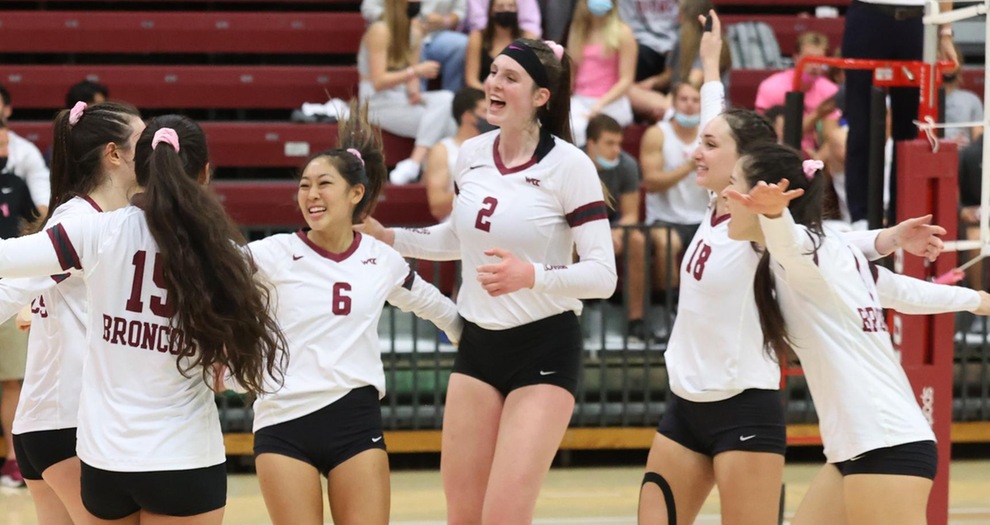 Volleyball Downs Pacific to Win Fourth Straight