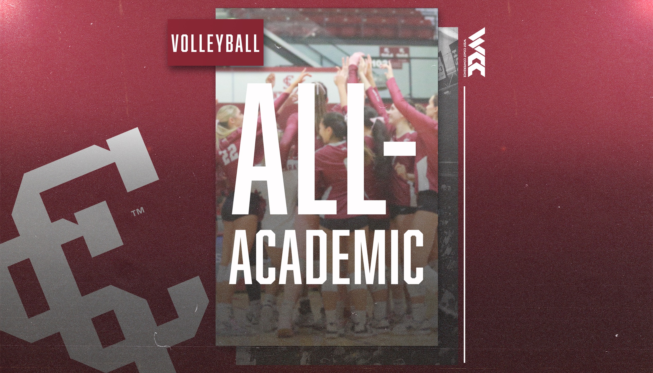 Volleyball Lands Program-Record Seven on WCC All-Academic Teams