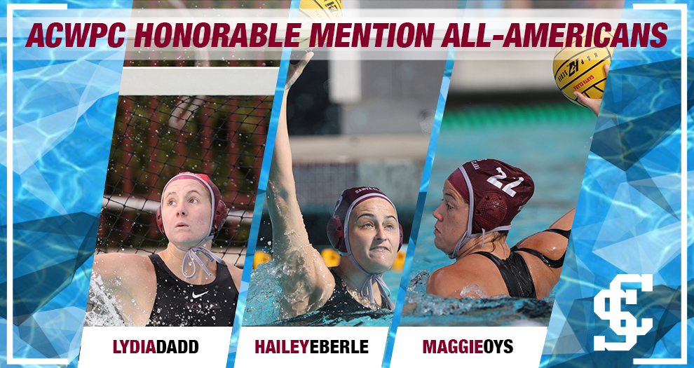 Three Women's Water Polo Players Earn National Honor