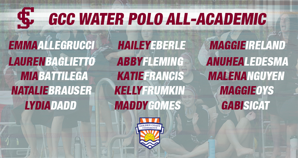 Water Water Polo Places 15 on the League's All-Academic Team
