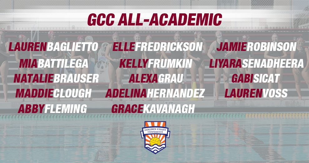 Women's Water Polo Places 14 on the Conference All-Academic Team