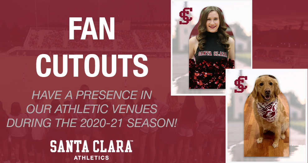 Get Your Santa Clara Fan Cutout Now