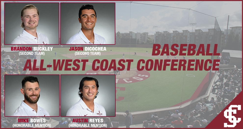 Baseball – Four Broncos Recognized With All-WCC Honors