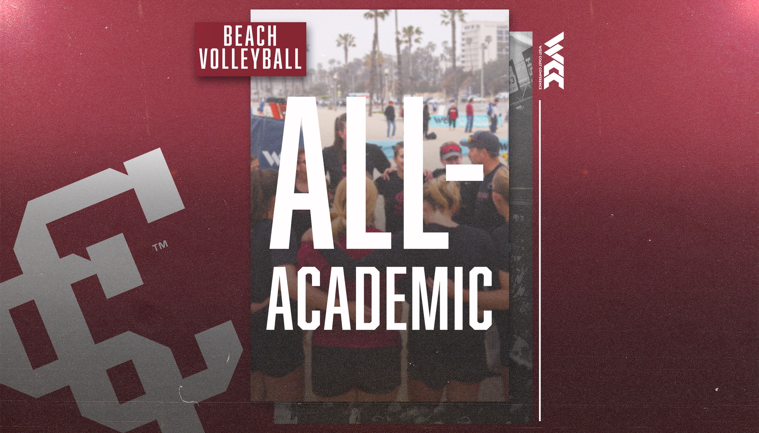 Beach Volleyball Collects Eight WCC All-Academic Awards