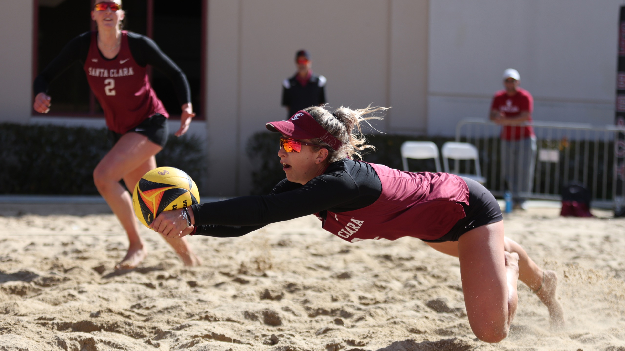 Beach Volleyball Sweeps Pacific Again in Home Opener