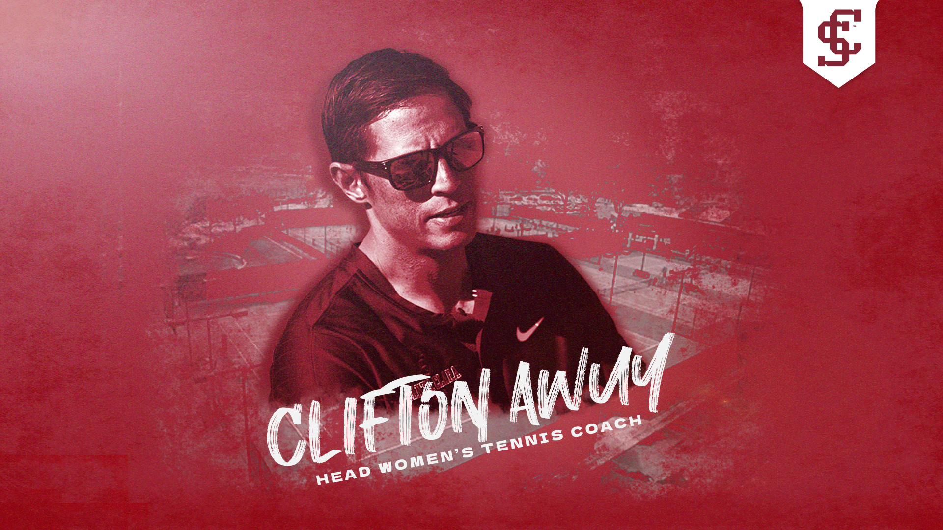 Clifton Awuy Promoted as Head Women’s Tennis Coach
